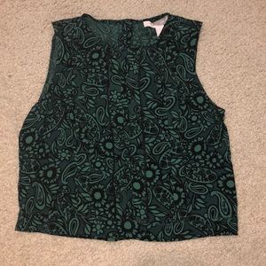 green floral crop (S)